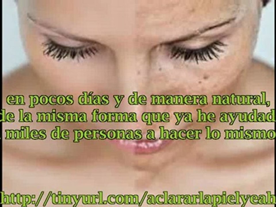 Como puedo aclarar mi piel