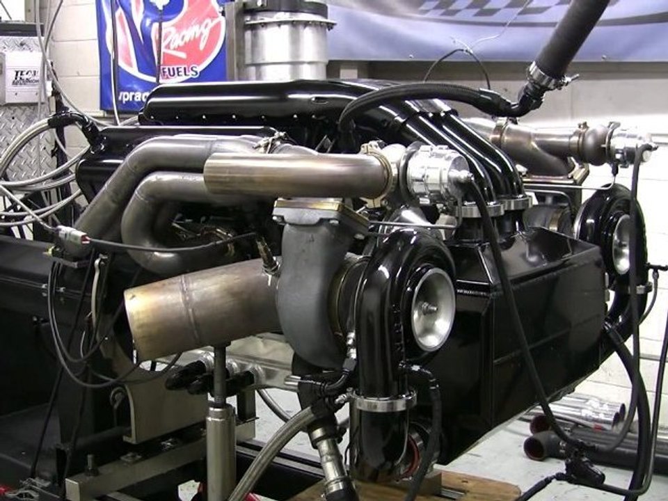 NRE 2200 HP Symmetrical Mirror Image Turbo 632 BBC.  Veritas Movie Studio.  VMS.