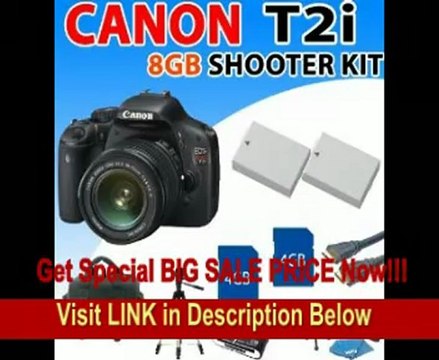 Canon EOS Rebel T2i T2-i (550d) Digital SLR Camera with Canon 18-55mm Is Lens, 2x Extended Battery, 8gb Sdhc Memory, Hdmi Cabel and More - Professional Shooter Kit REVIEW