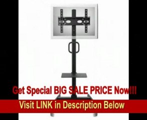 SPECIAL DISCOUNT Cotytech CT-M52 Adjustable Ergonomic Mobile TV Cart for 32-Inch to 52-Ino 52-Inch TVs