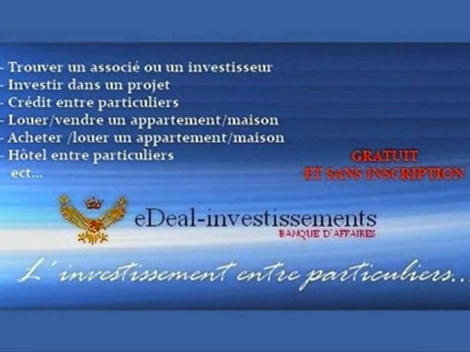 Investissements Financement Placement Bourse Les options binaires Gagner de l'argent en bourse