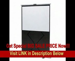 SPECIAL DISCOUNT Quartet Euro Portable Cinema Screen, 80 Inch, Black Frame (980S)