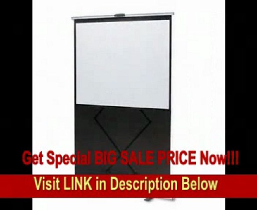 SPECIAL DISCOUNT Quartet Euro Portable Cinema Screen, 80 Inch, Black Frame (980S)
