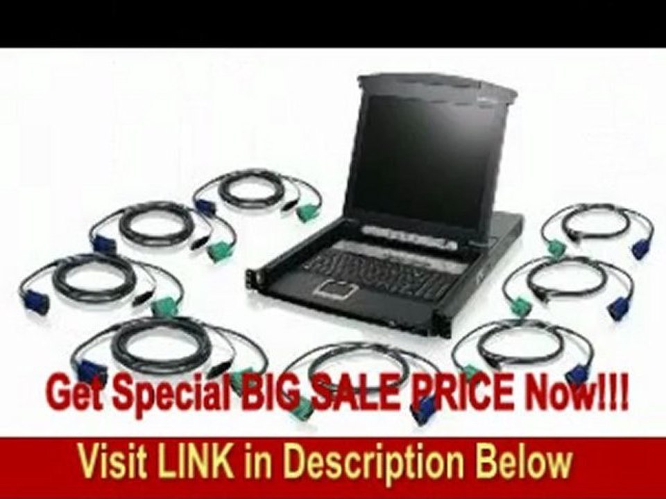 IOGEAR 8-Port Integrated KVM Console with 17 Inch TFT LCD Active MatrCD Active Matrix Monitor, Keyboard and Touchpad with USB Cables GCL1808KITU (Black) REVIEW