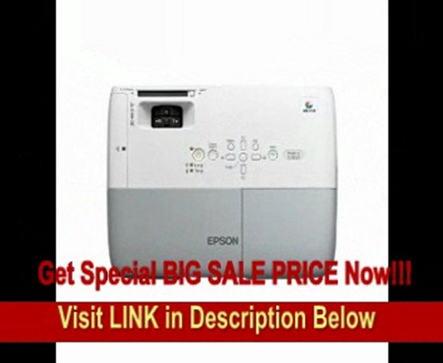 BEST PRICE Epson PowerLite 826W Projector (White/Gray)