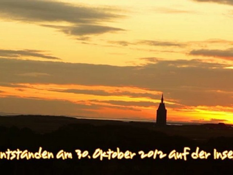 Island Sunset (Sonnenuntergang über der Insel) - 4 Minuten Auszeit