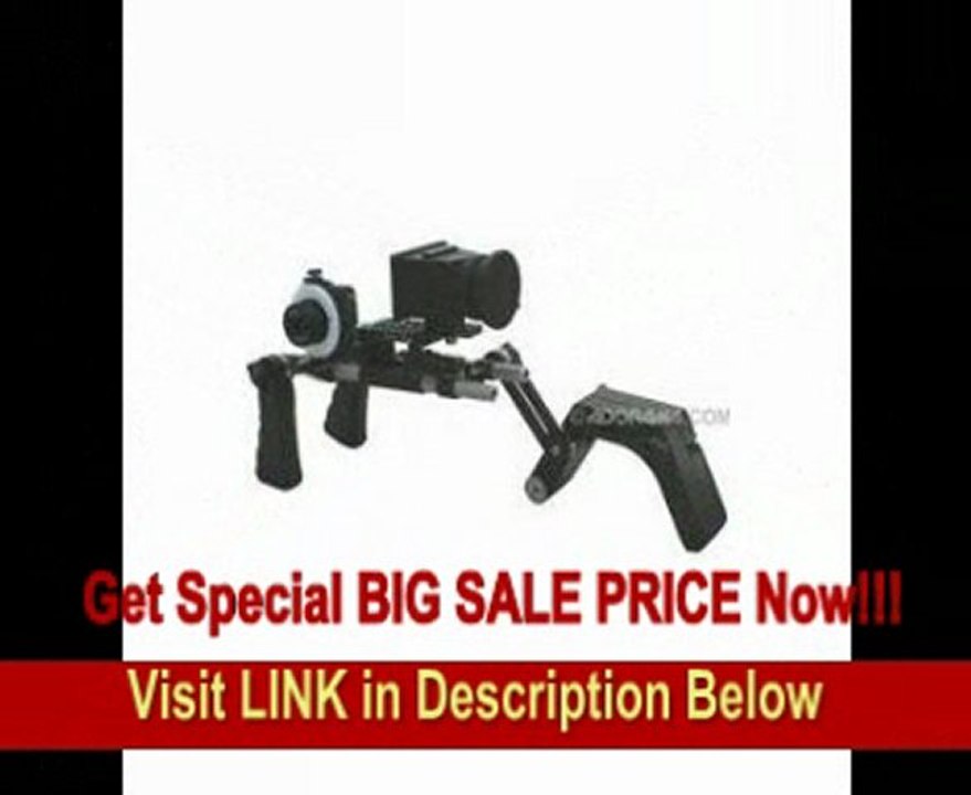 BEST PRICE Cavision Shoulder Pad Package w/ Follow Focus for DSLR / 5D MII