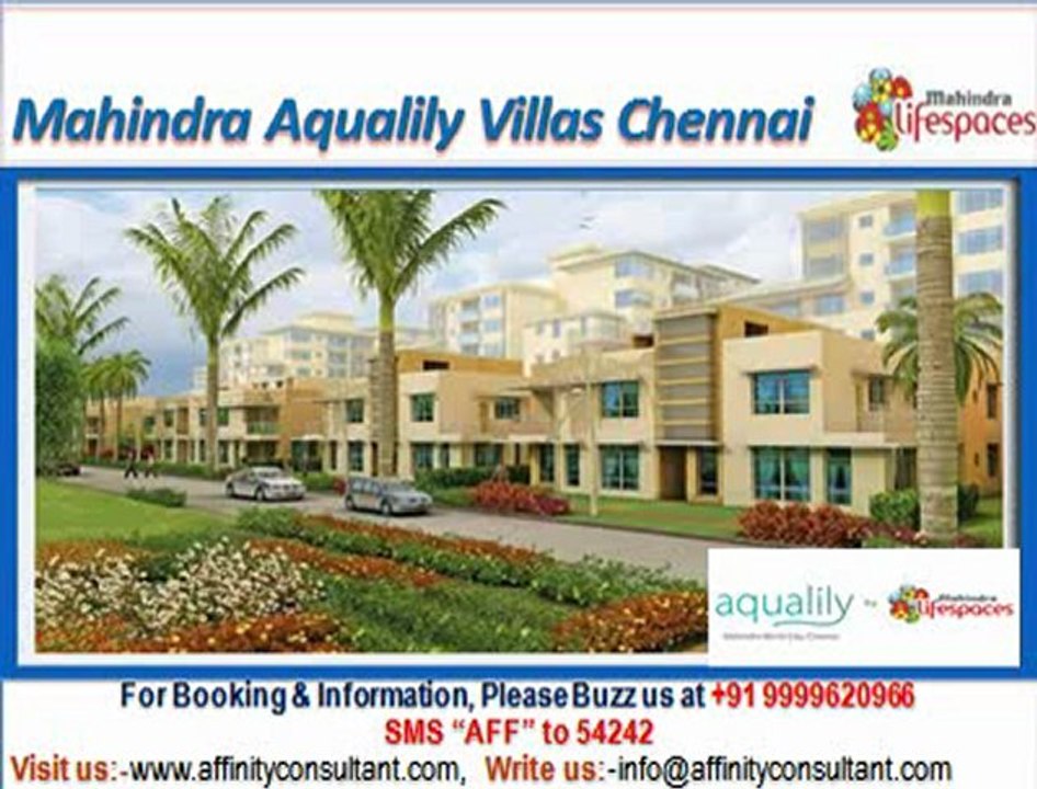 Mahindra Lifespaces Aqualily Villas Chennai