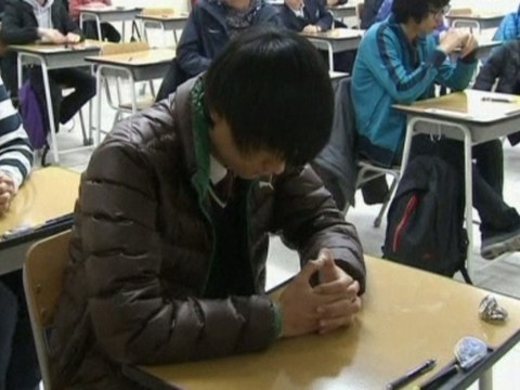 Boot camp drills South Korean students for exams
