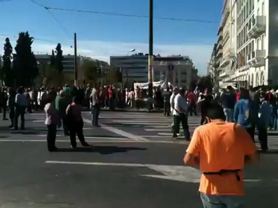 Εικόνα από την πλατεία Συντάγματος 6/11/12