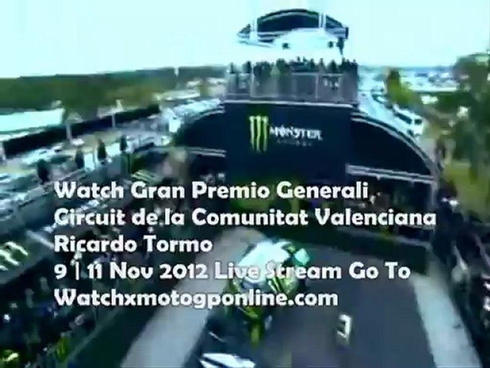Watch Motogp Race Comunitat Valenciana Spain Live 11 Nov 2012