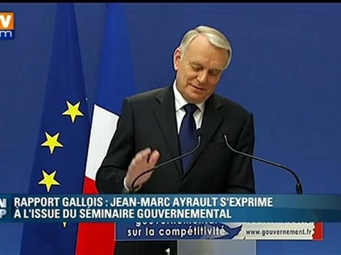Lapsus d'Ayrault : favoriser la spéculation , euh la spécialisation