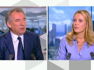 François Bayrou, invité de la mi-journée sur iTélé - 061112
