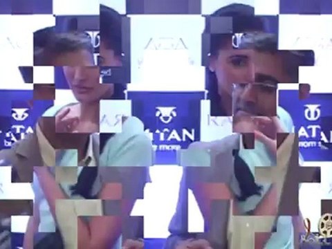 Nargis Fakhri Revealing Toned Legs at Titan Raga Collection