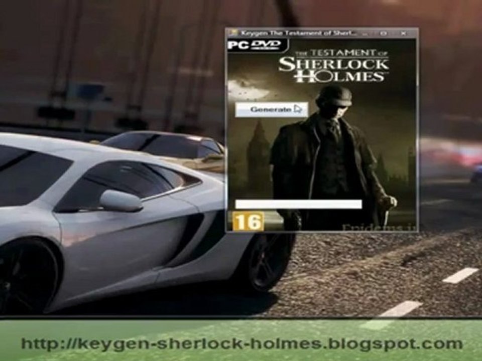 The Testament of Sherlock Holmes keygen
