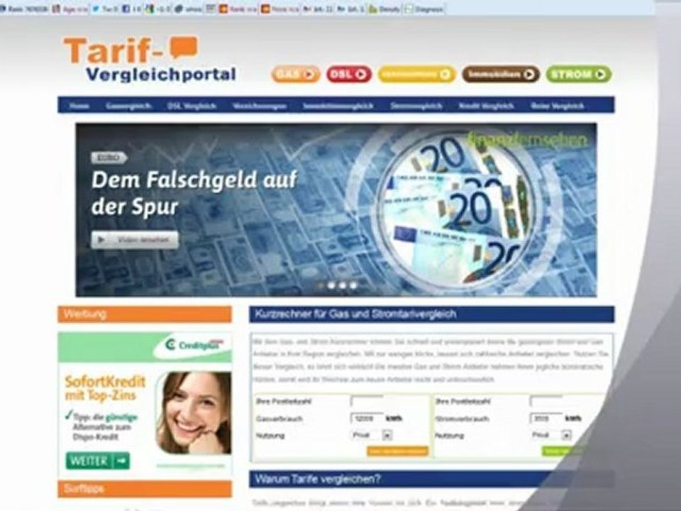 Tarifvergleichzone.de - gastarif vergleichen - strom vergleich - dsl tarifvergleich