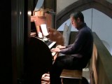At Eastertide - Chris Lawton at the organ of St Andrew's Church, Quatt, Bridgnorth
