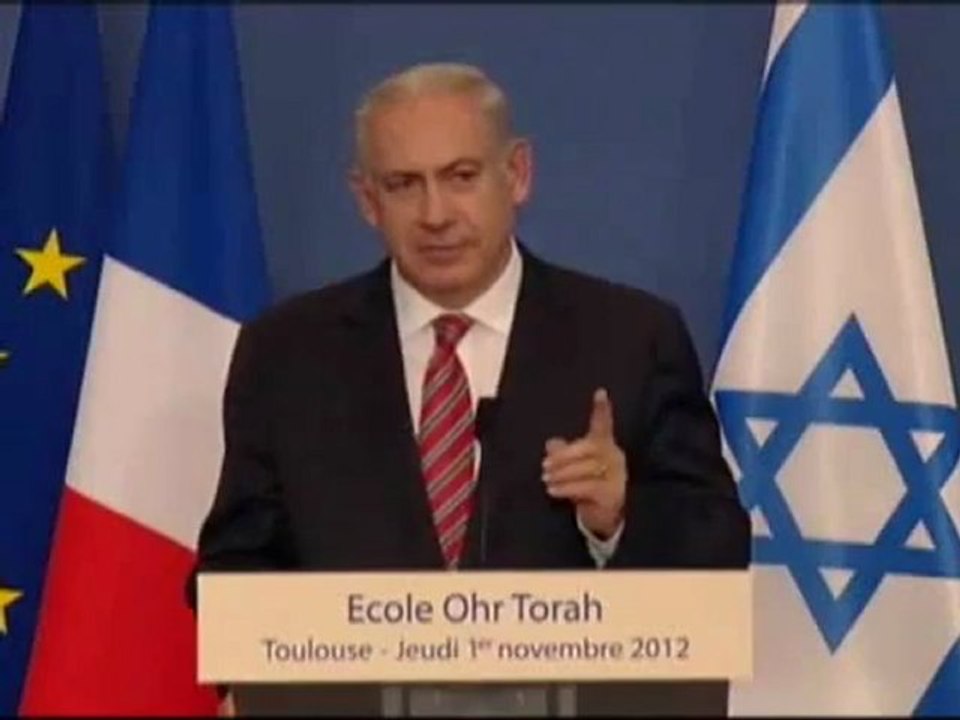 Discours de Benjamin Netanyahou à lécole Ozar Hatorah de Toulouse