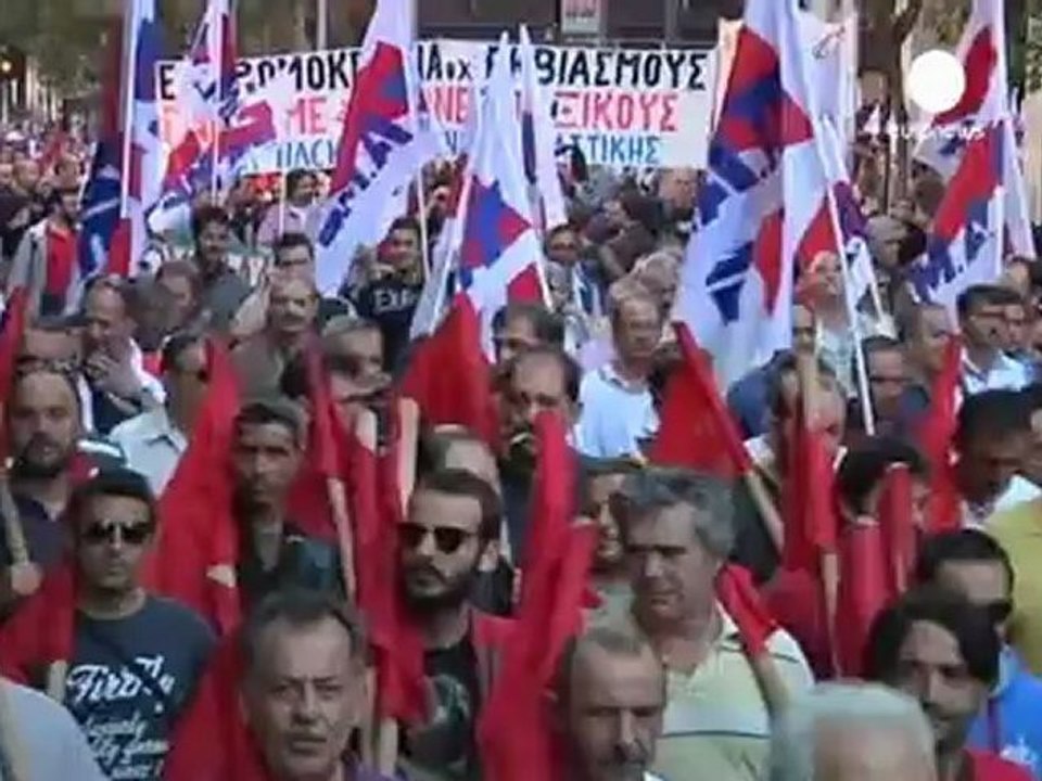 Greek unions voice anger over austerity