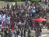 Greek workers stage mass anti-austerity walkout