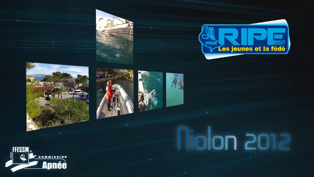 Apnée - Rencontres Internationales de la Plongée Enfant - Niolon 2012