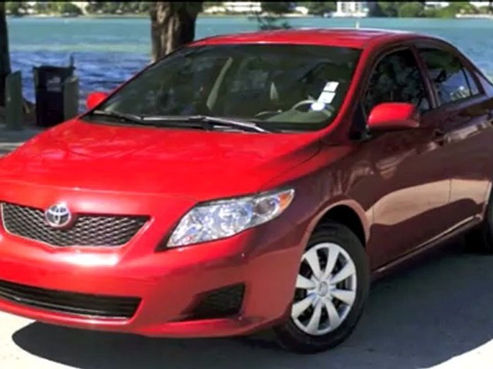 2010 Toyota Corolla Red in Miami From Brickell Motors