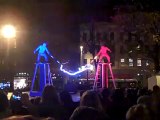 Two men,Two Tesla coils,special suits = ELECTRICITY FIGHT