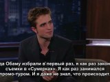 Роберт на шоу Дж.Киммела (рус.субтитры), часть 2