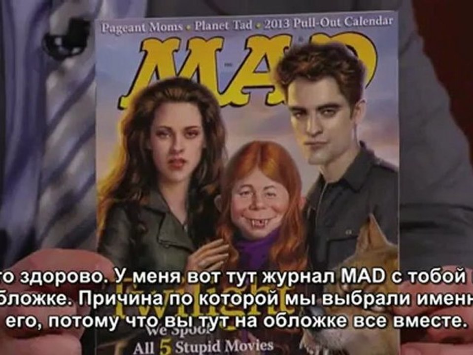 Роберт на шоу Дж.Киммела (рус.субтитры), часть 3