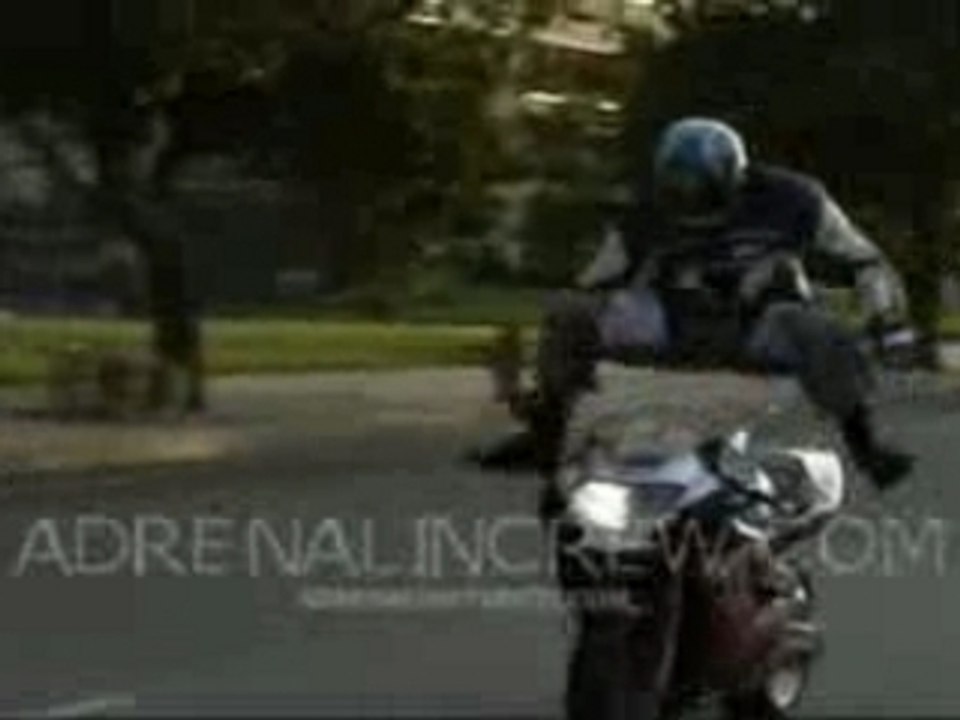 Stuntman en Moto