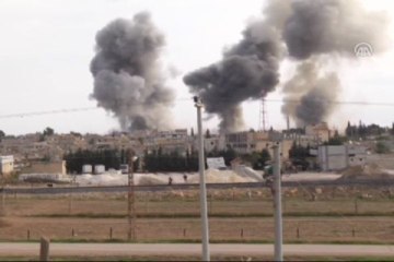 Bombardımanın ardından topçu ateşi