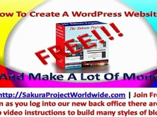How To Create A WordPress Website Free Instructions