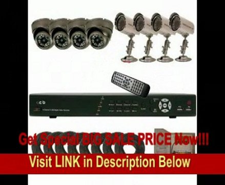 BEST PRICE CIB K808AV500G8753-8403 8CH Network Security Surveillance KIT w/ Eight CCD Ca...