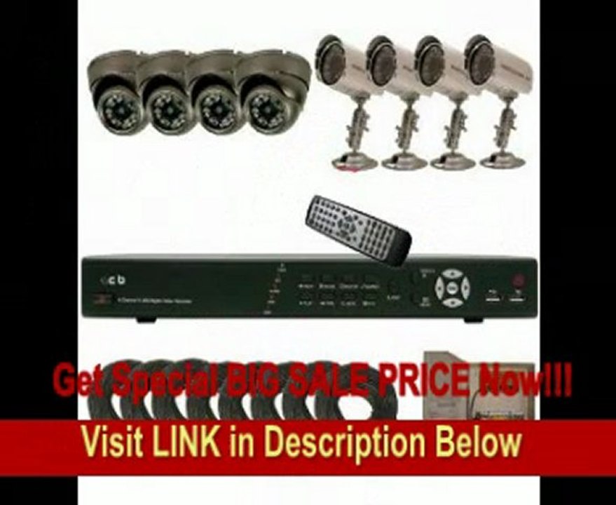 BEST PRICE CIB K808AV500G8753-8403 8CH Network Security Surveillance KIT w/ Eight CCD Ca...