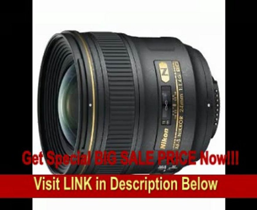 BEST BUY Nikon 24mm f/1.4G AF-S ED DSLR NIKKOR Lens