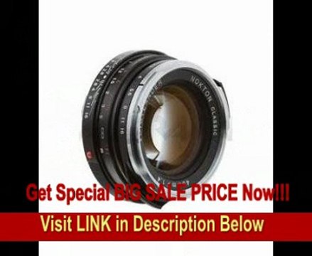 BEST PRICE Voigtlander Nokton 40mm f/1.4 Leica M Mount Lens Single Coat- Black