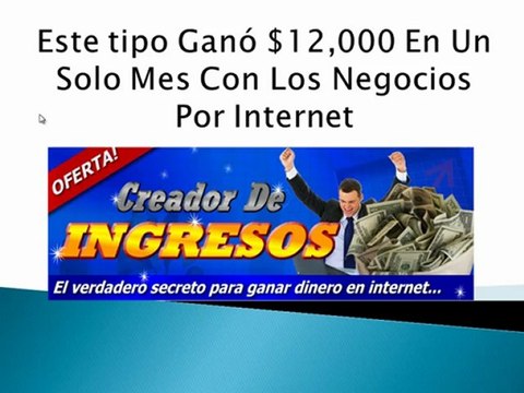 Quieres conocer un Sistema Creador de Ingresos por Internet?