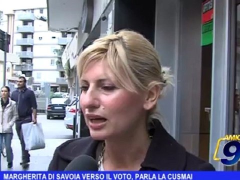 Margherita di Savoia verso il voto, parla con la Cusmai