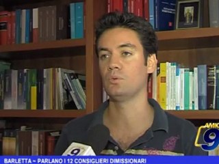 Barletta | Parlano i 12 consiglieri dimissionari