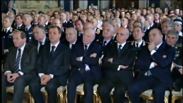 Napolitano - Cerimonia di consegna delle insegne dell'Ordine Militare d'Italia (04.11.12)