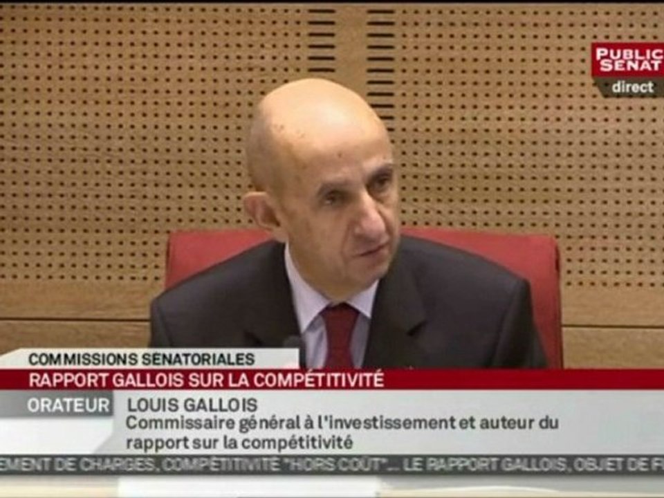 Rapport Gallois sur la "compétitivité",  par Louis Gallois - partie 1/2 - L'exposé - 1h