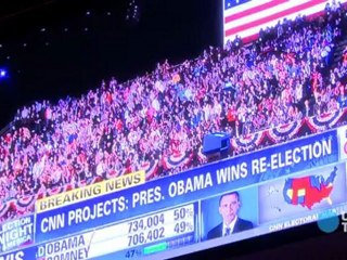 Ohio Voters Celebrate Obama Re-Election