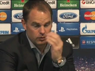 De Boer: "Siamo tutti delusissimi"