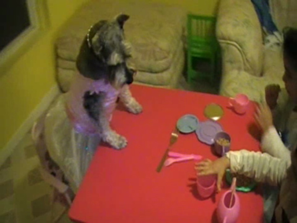 Priska Invited to a Tea Party