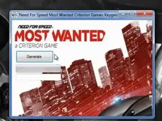 NFS Most Wanted 2 Keygen + Crack (NO SURVEY)