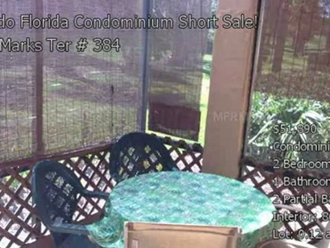 Orlando Florida Condominium Short Sale - 4816 Marks Ter # 384