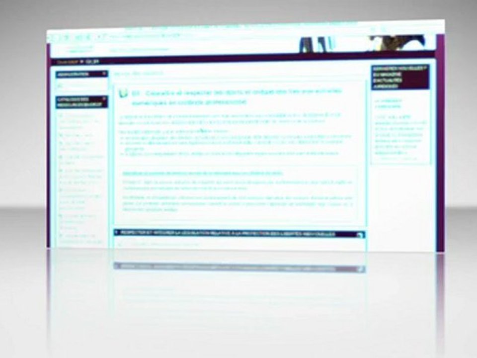 Les cours en ligne de l'Université Numérique Juridique Francophone 2012