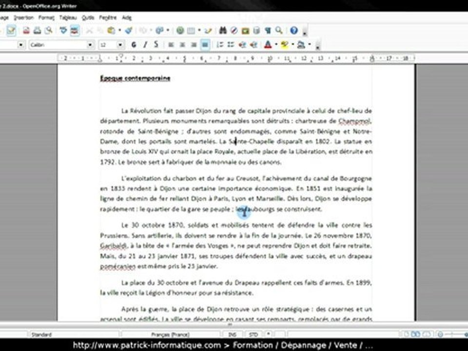 Tuto Writer 3 - Marges - Extrait