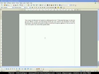 Tuto Writer 3 - Modifier les retraits - Extrait