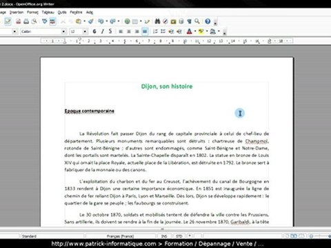 Tuto Writer 3 - Encadrer et bordures de page - Extrait